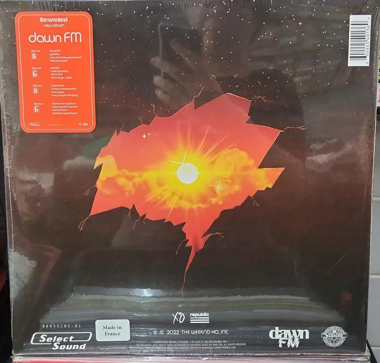 LP DUPLO IMPORTADO THE WEEKND LACRADO - DAWN FM - LIMITED EDITION
