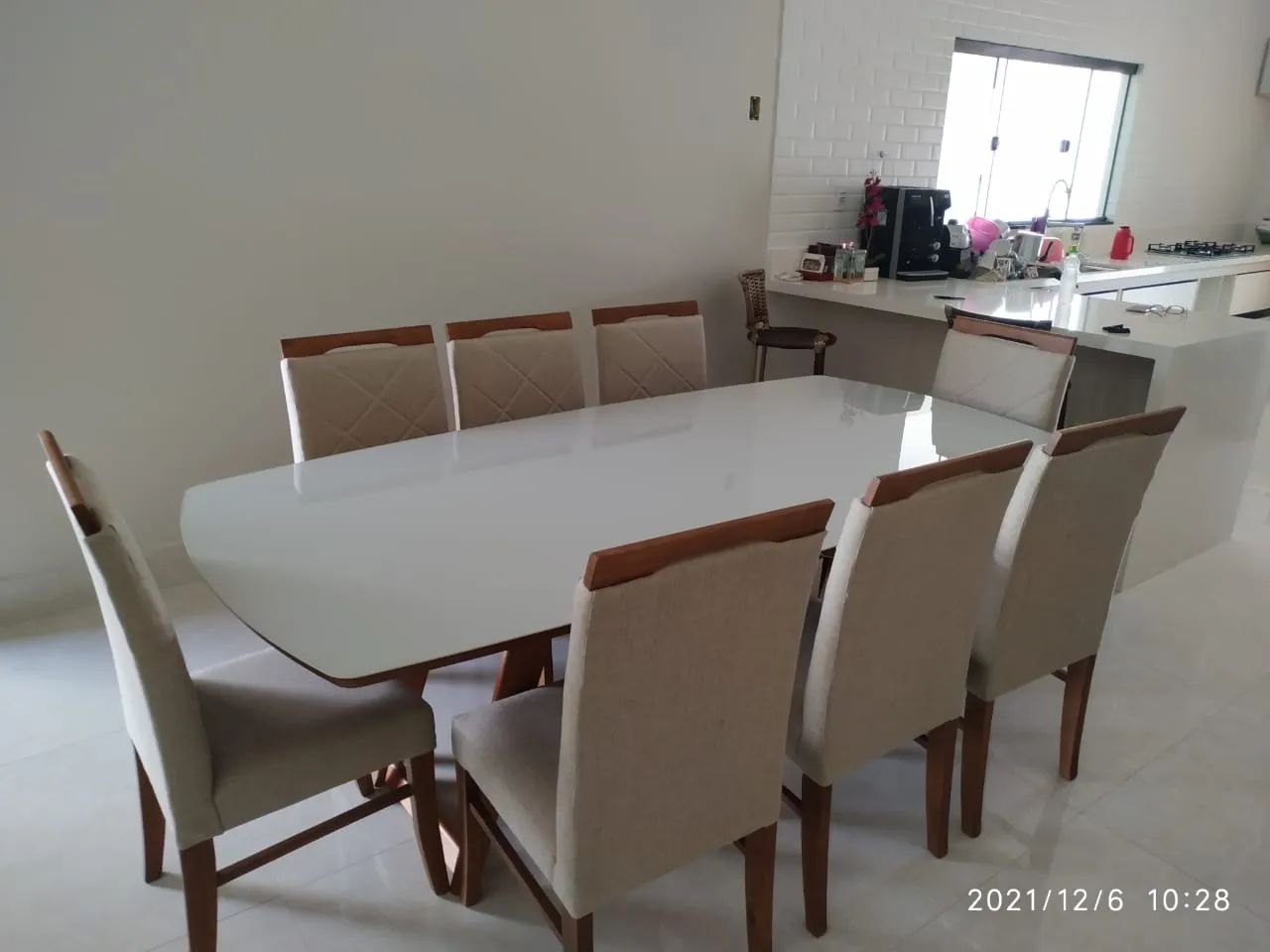 Mesa nobre 8 lugares 