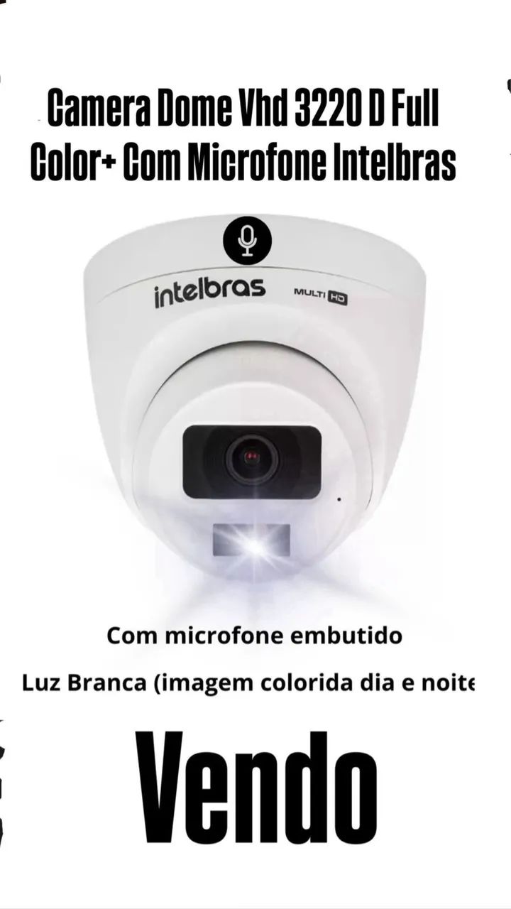 170 reais cada Câmera Intelbras com áudio e visão noturna  - Foto 2