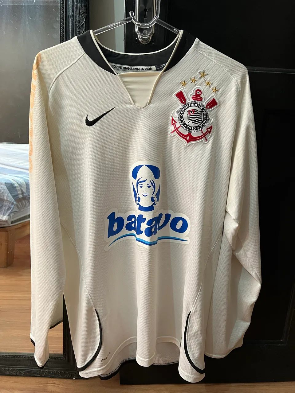 Camisa manga longa Corinthians original ano 2010 