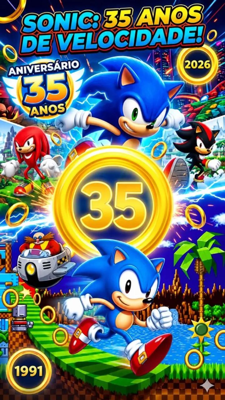 Jogos Sonic Origins & Shadow Generations - Switch + 1 colecionável  - Foto 5