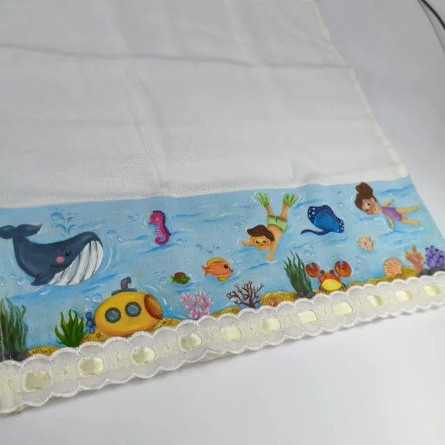 fraldinha de boca, personalizada, feita a manualmente  - Foto 2