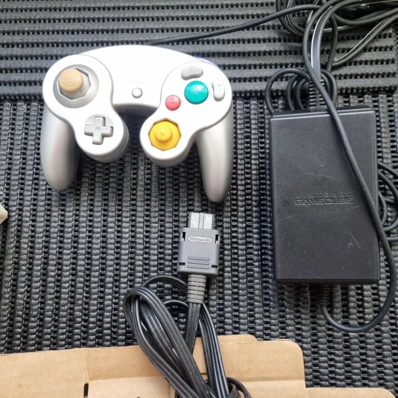 Nintendo game cube Prata na caixa