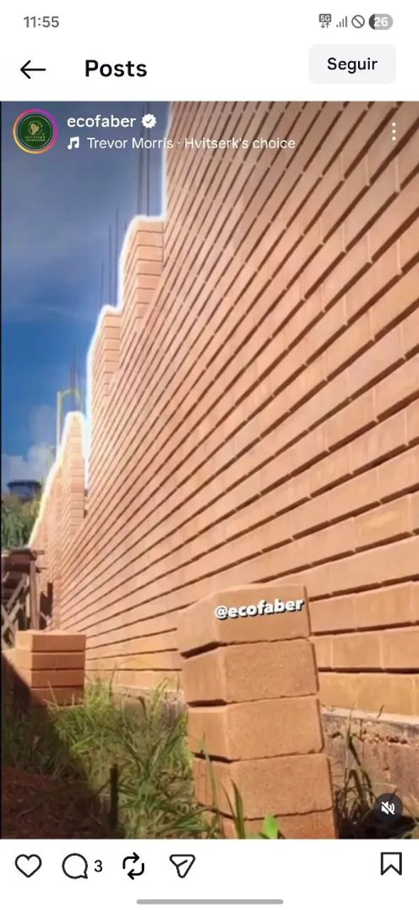 Tijolo ecofaber bege claro 