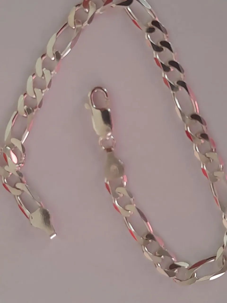 Pulseira prata modelo grumet 3x1 - Foto 3