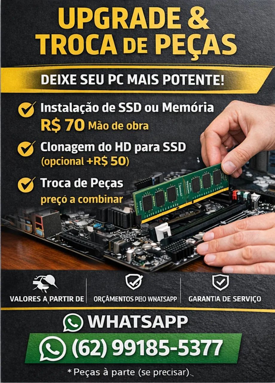 Manutenção e troca de peças Notebook e Desktop - Foto 2