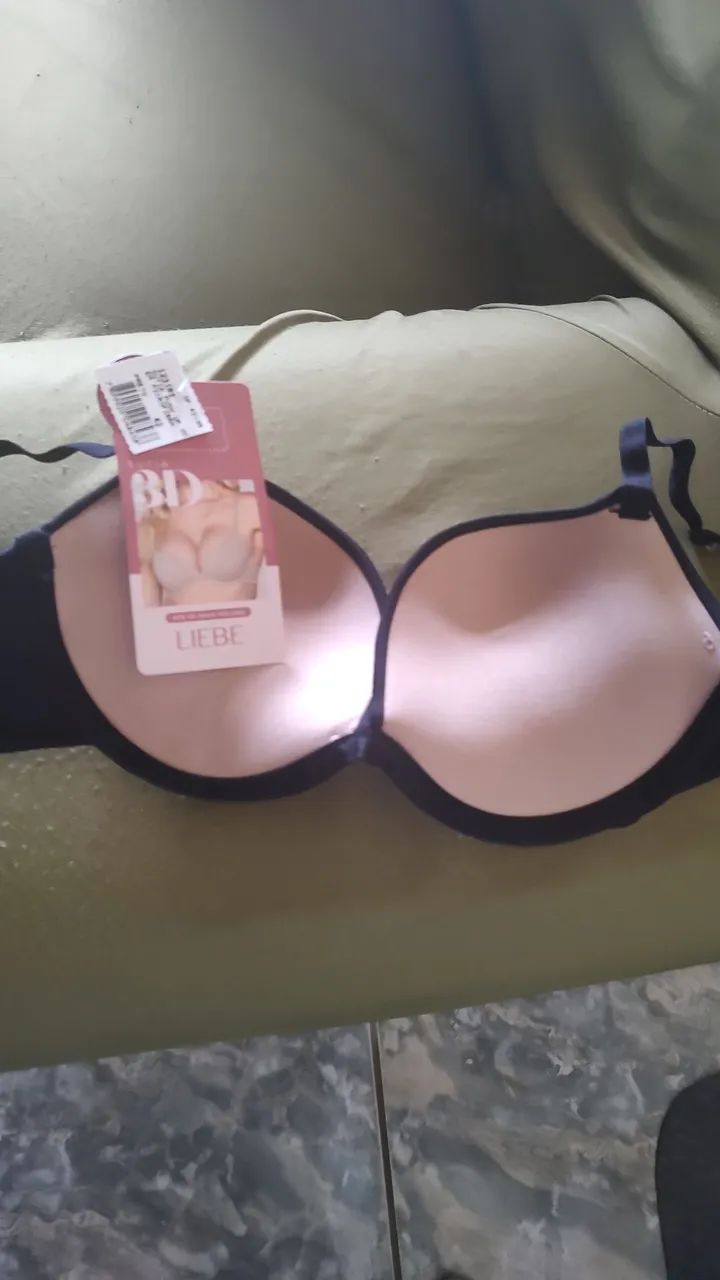 Sutiã Push Up 3D junta levanta seios Liebe - 42