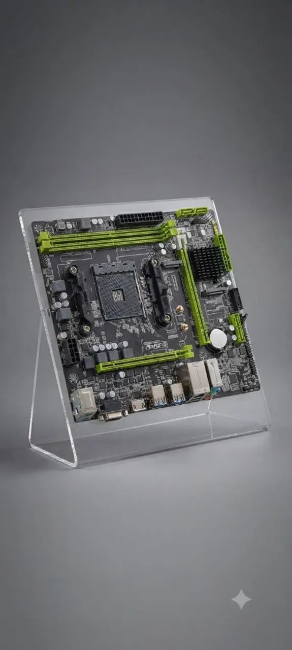 Placa mãe A320, soquete am4, 1° a 5° geração 