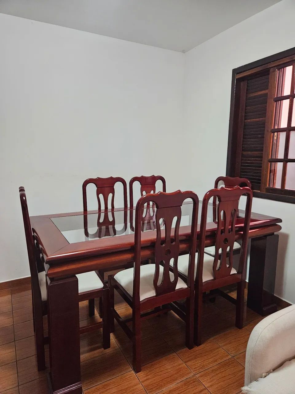 Mesa de mogno maciço - Foto 2