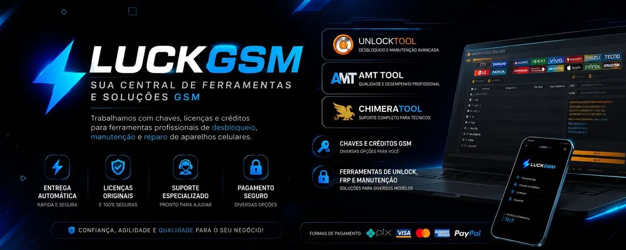 Unlocktool 6horas 10 reais, envio automático - Foto 3