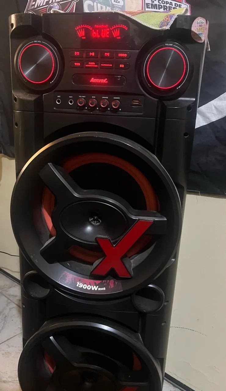 Vendo caixa de som Amvox 1900 wolts