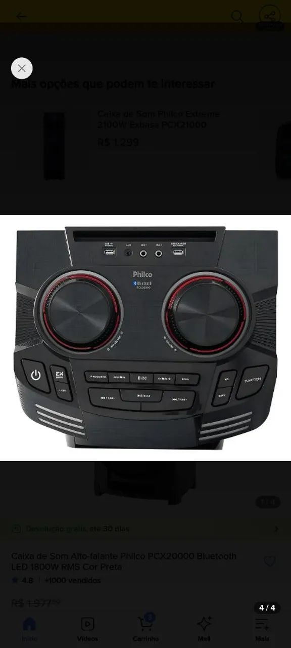 Vendo caixa de som Bluetooth 