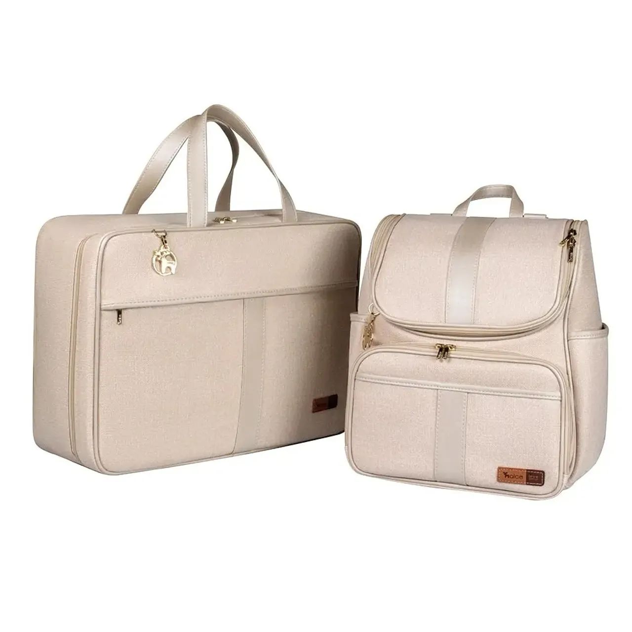 Kit mala e mochila maternidade marca Alce