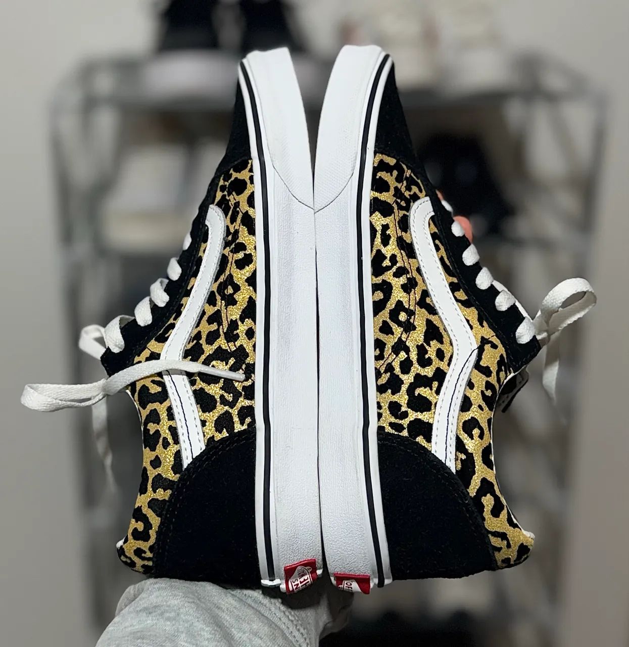 Tênis Vans Old Skool Metallic Leopard Original - Foto 5