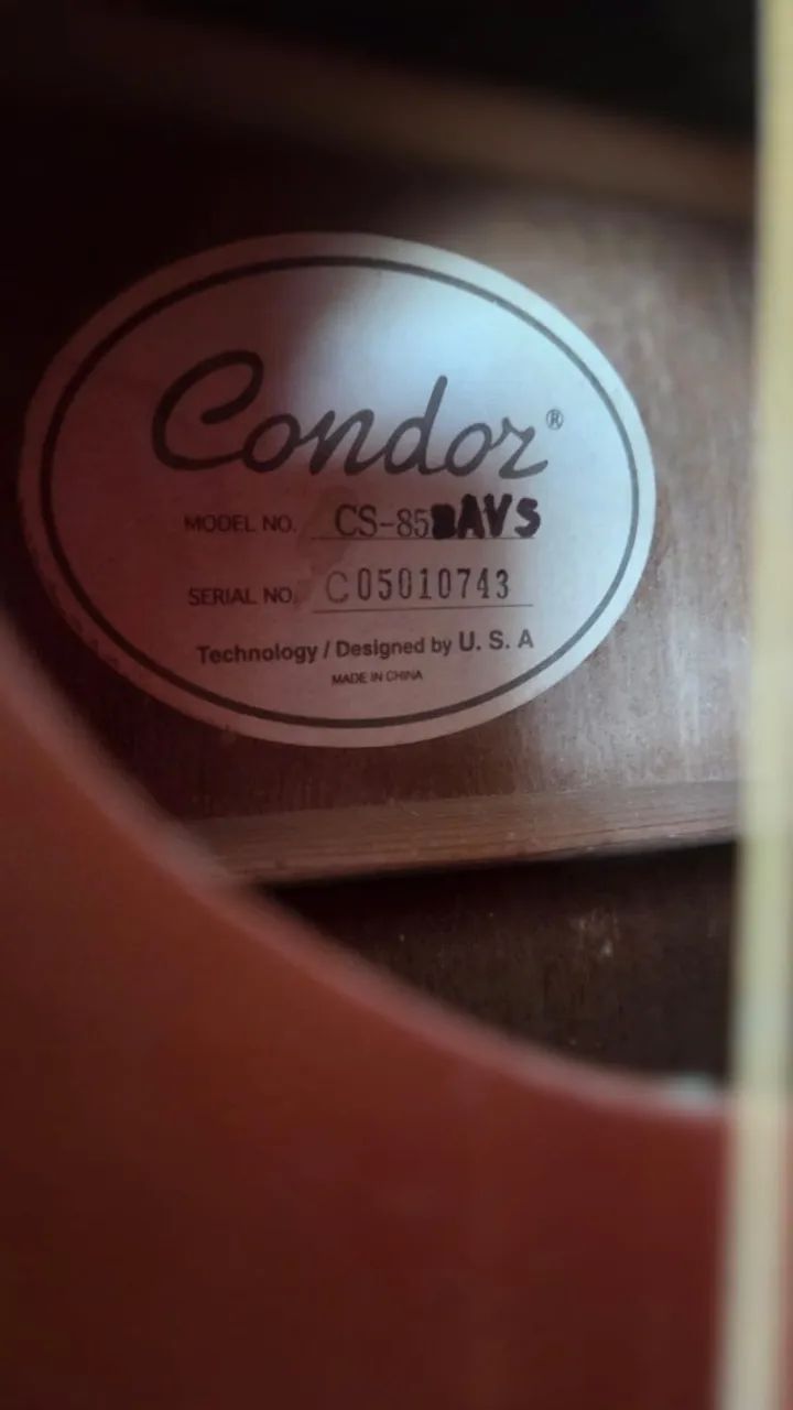 VIOLÃO CONDOR CS-85 - Foto 3
