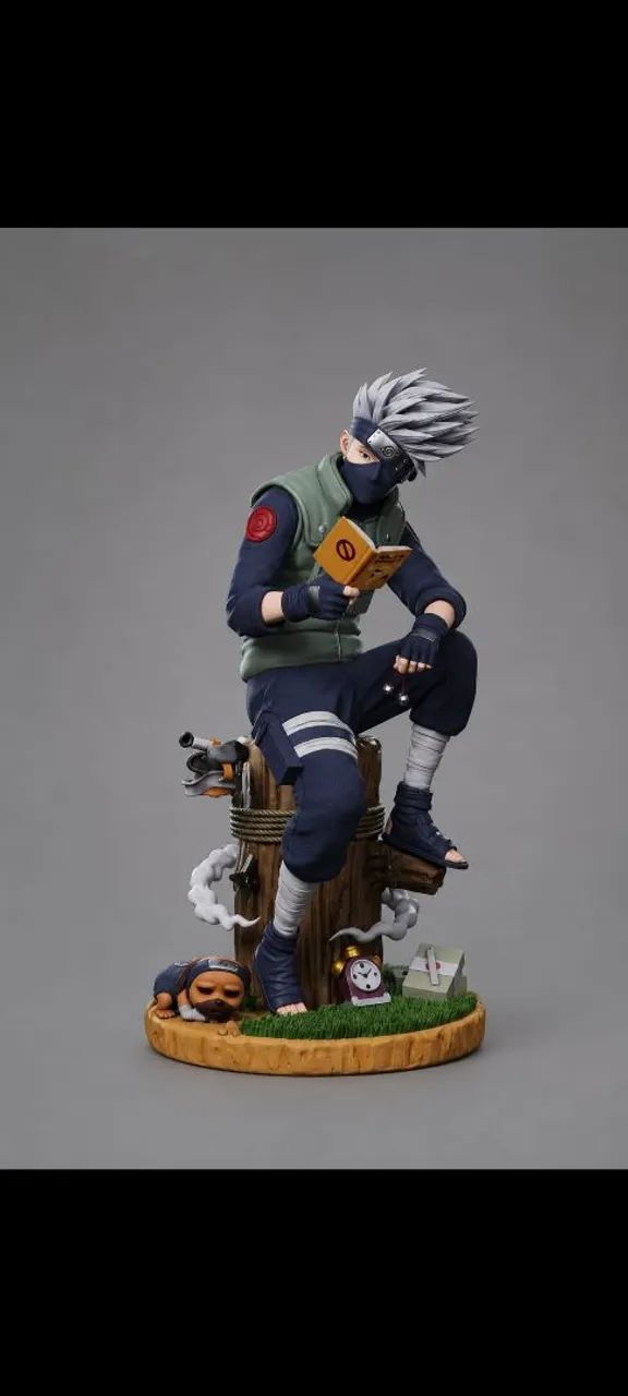 action figure Kakashi Hatake diorama - IMPRESSÃO 3D EM RESINA