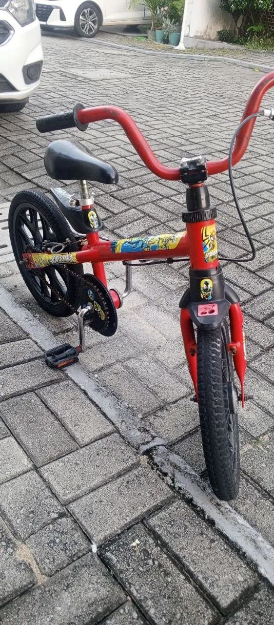 Bicicleta aro 16 vermelha  - Foto 3