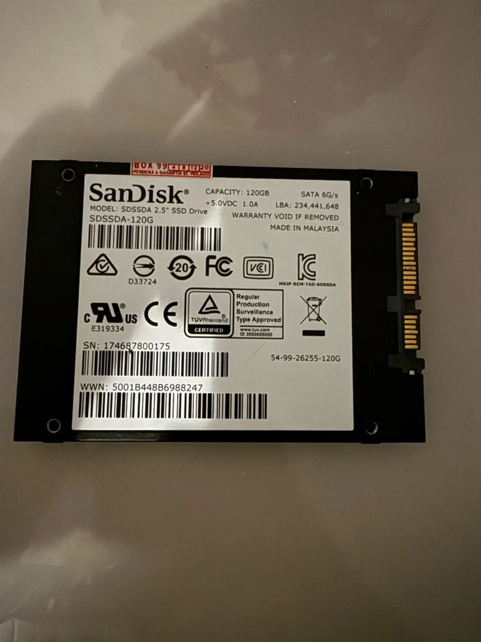 Ssd sandisk 120gb  - Foto 2