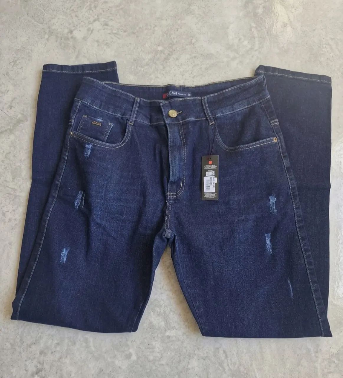 Calça jeans masculina 46