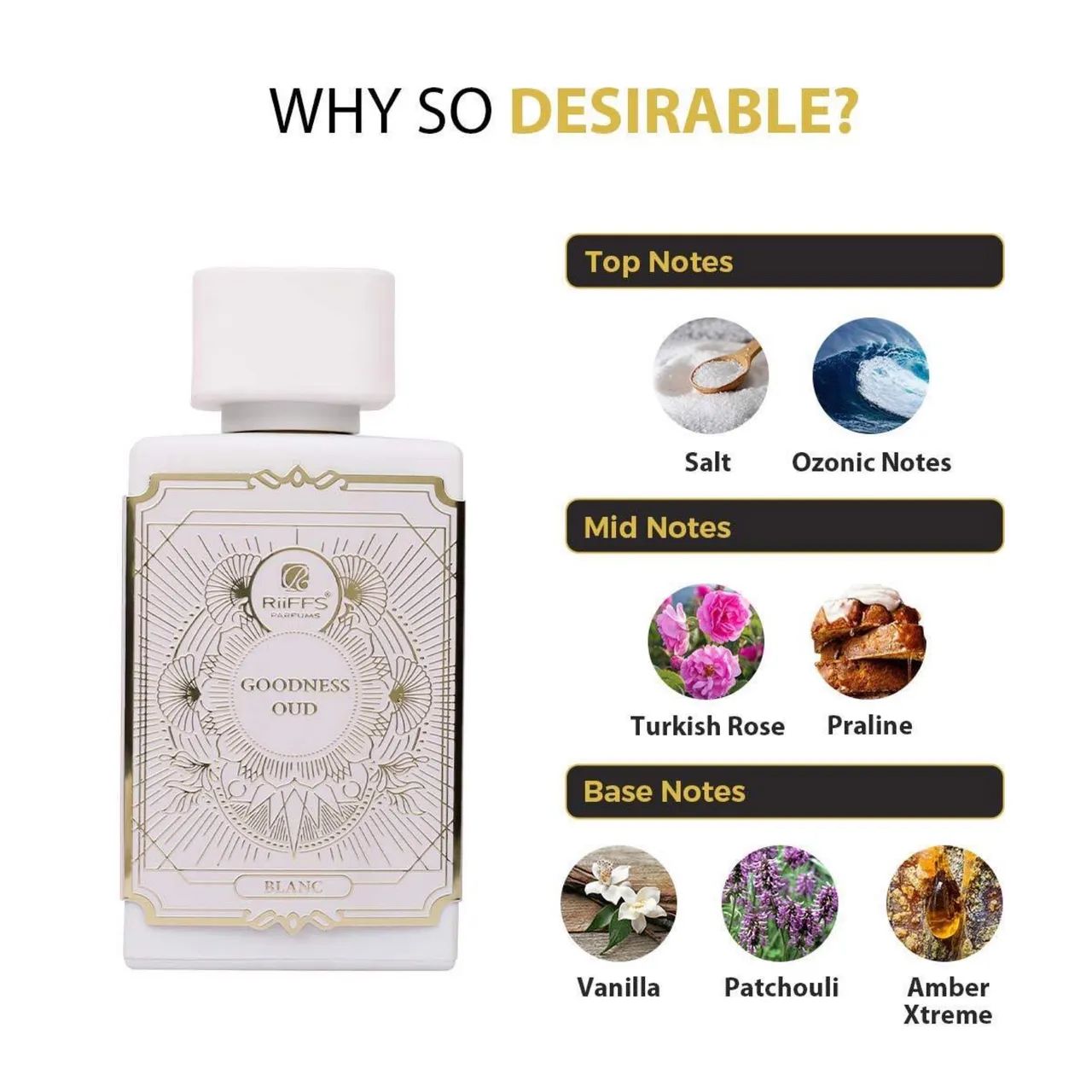 Perfume Goodness Oud Blanc - RiiFFS Parfums  - Foto 2