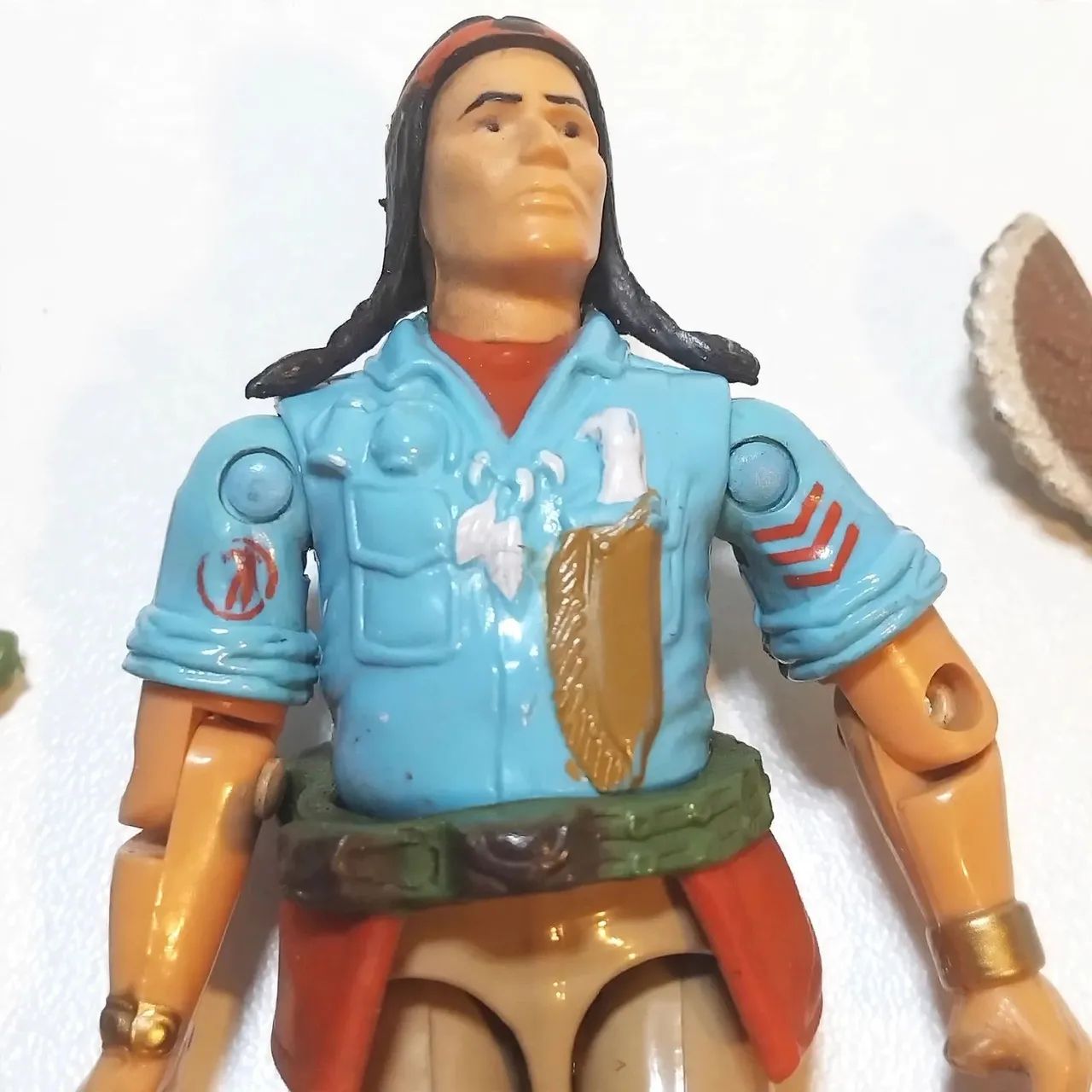 Boneco Flecha Veloz Flecha Ligeira - Comandos em Ação 1984 índio - Foto 2