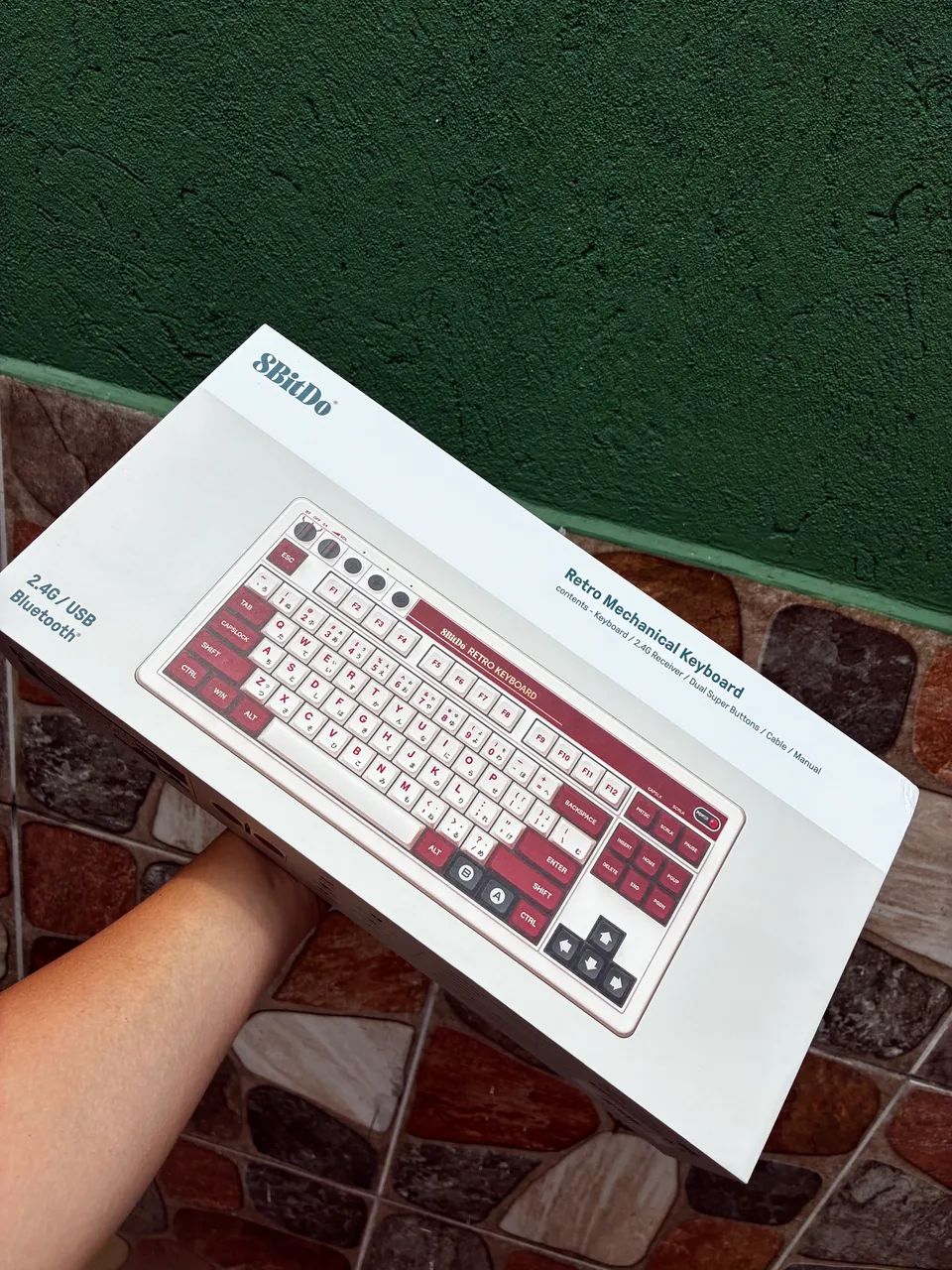 teclado mecânico gamer retrô 8BitDo - Foto 4