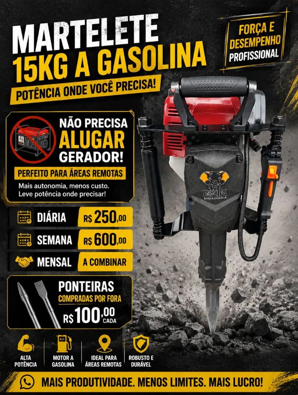 Martelete a gasolina 