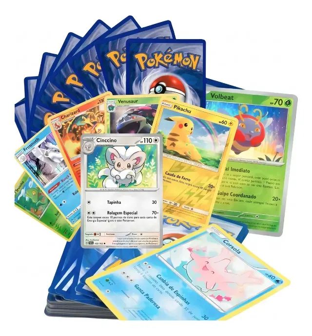 50 Cartas Pokemon Copag 100% Originais