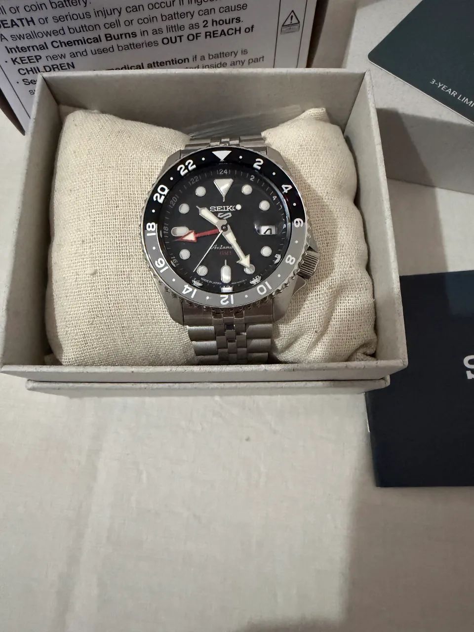 Relógio Seiko Bruce Wayne