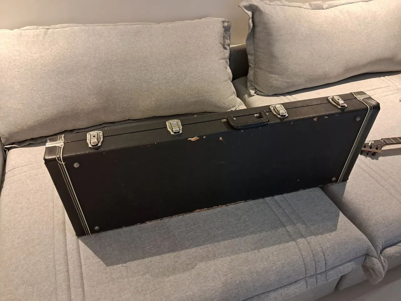 Case rígido stratocaster telecaster rockcase - Foto 3