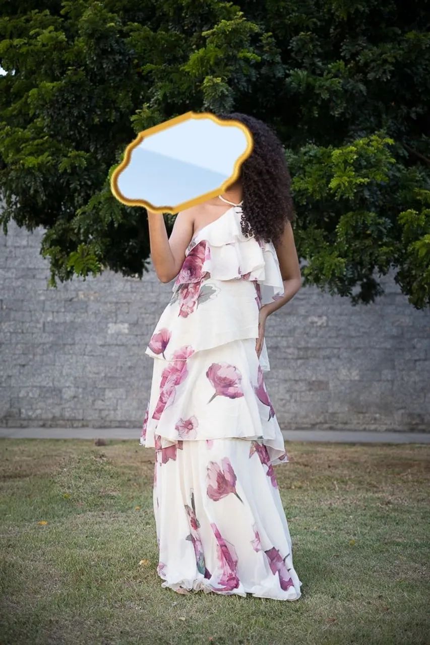 Vestido longo elegante 