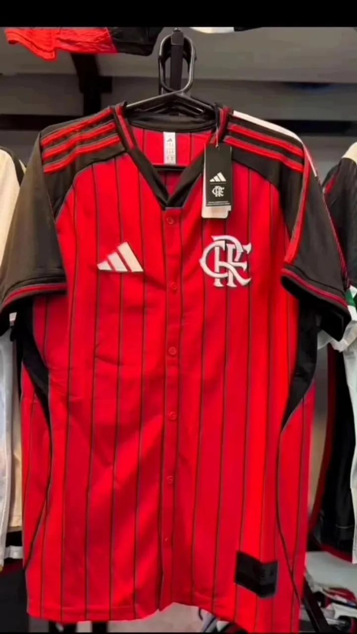 Camisa do flamengo "baseball" - Foto 2