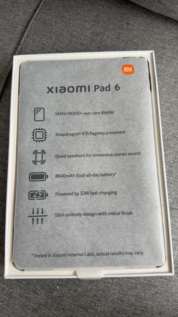 Tablet Xiaomi Pad 6 8GB/256GB Cinza - Foto 2