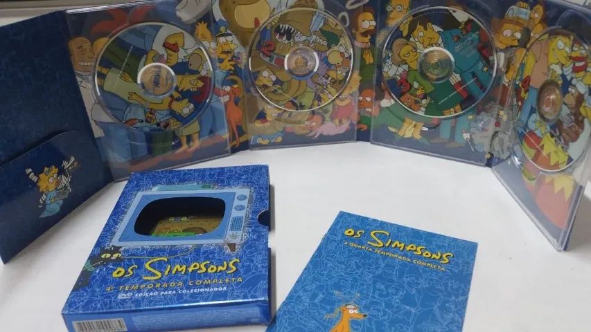 DVD Box Quadruplo Os Simpsons - 4ª Temporada Completa - Edição Para Colecionador ( 23953 ) - Foto 6