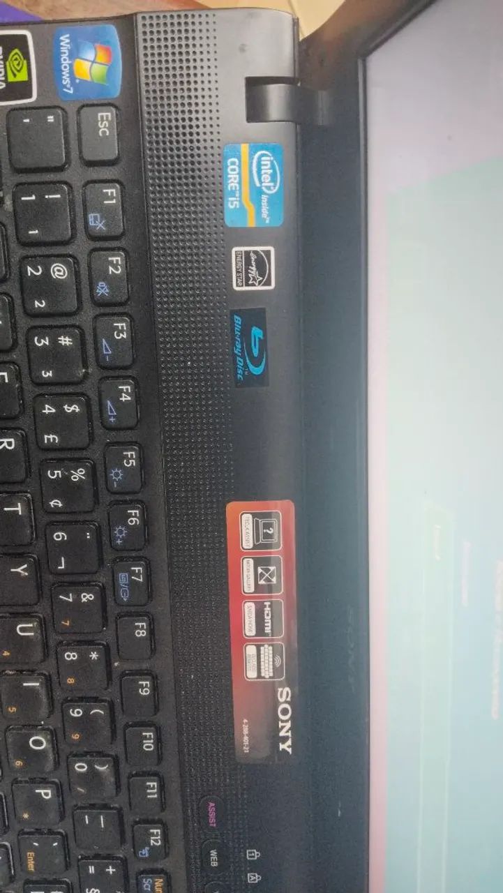 Notebook Vaio Sony + monitor bluecase 19" - Foto 3
