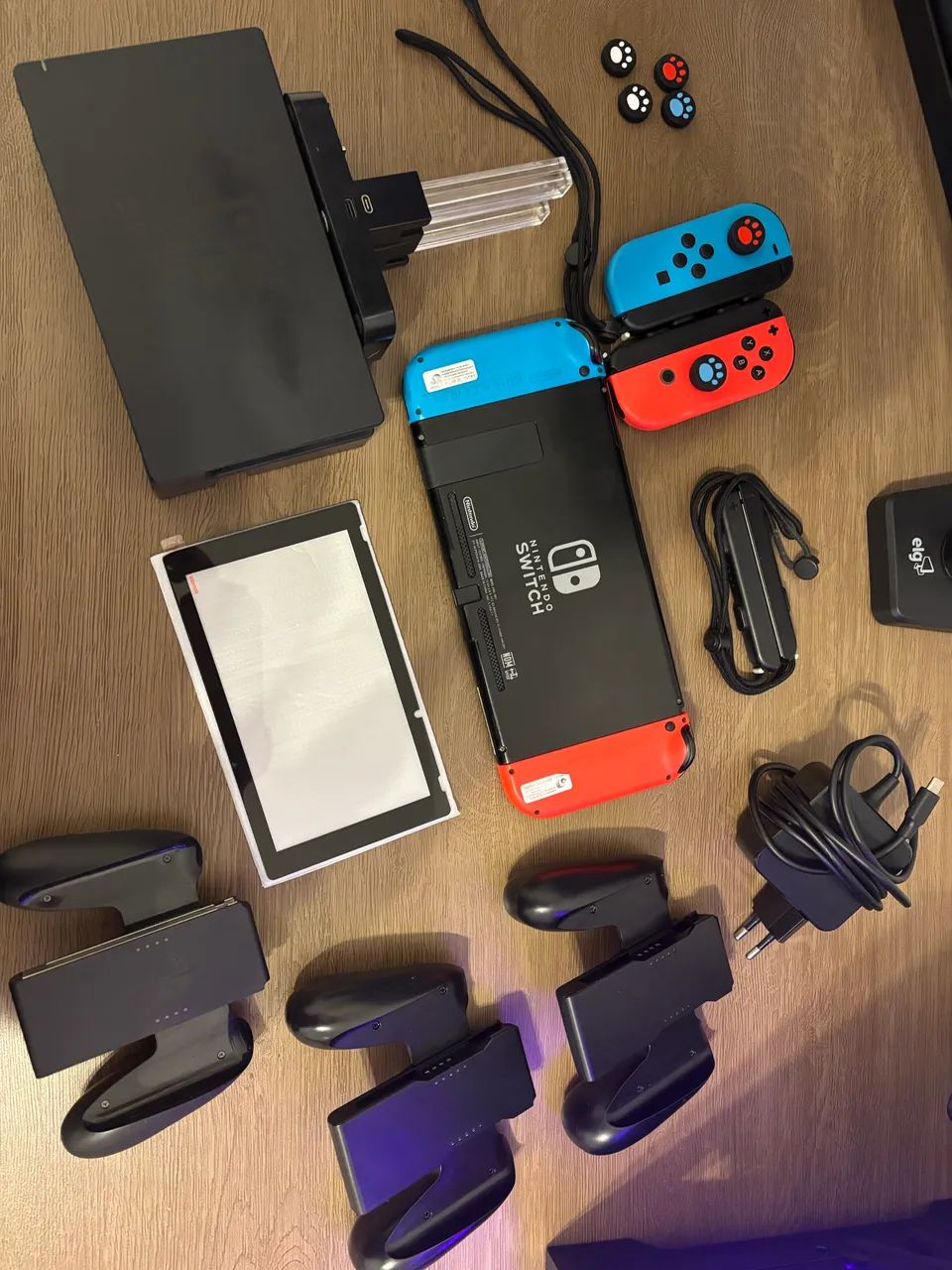 Nintendo switch v1 desbloqueado com acessórios - Foto 2