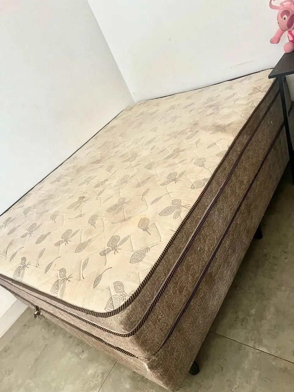 Cama box casal + colchão 