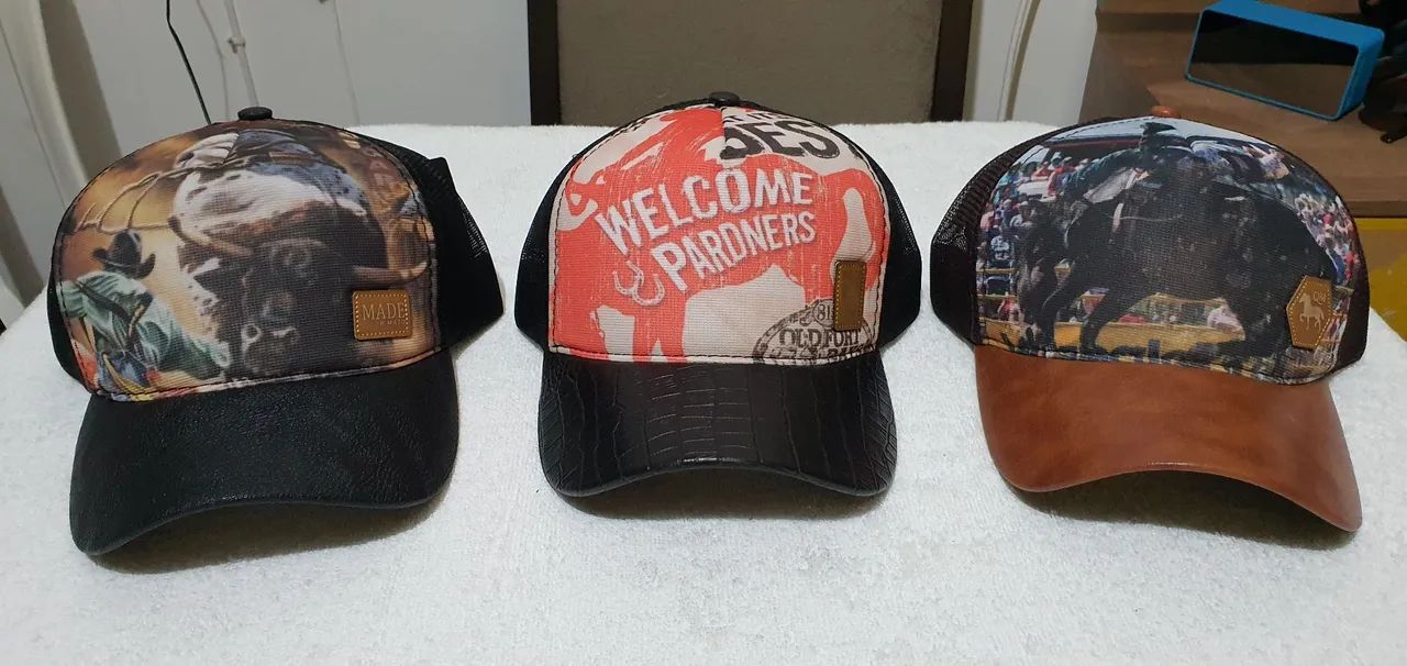Bonés de Vaquejada de tela 