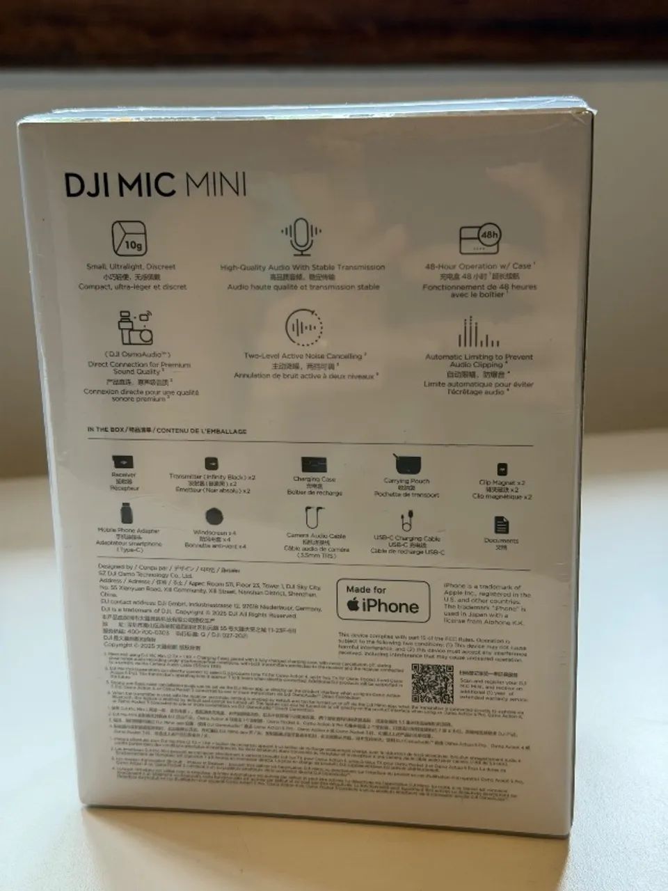 Microfone Dji Mic Mini Versão com 2 microfones LACRADO - Foto 2