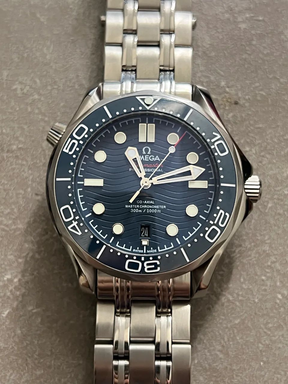 Relógio Omega Seamaster Diver 300M Azul 42mm