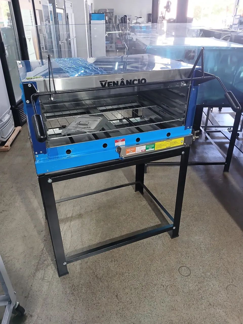 Forno Pizza Refratário Inox Venâncio Firi90 Gas Guilhotina - Foto 3