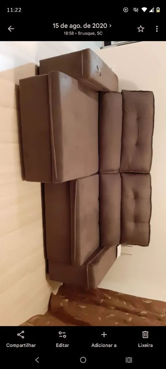 Vendo sofá 3 lugares  - Foto 3