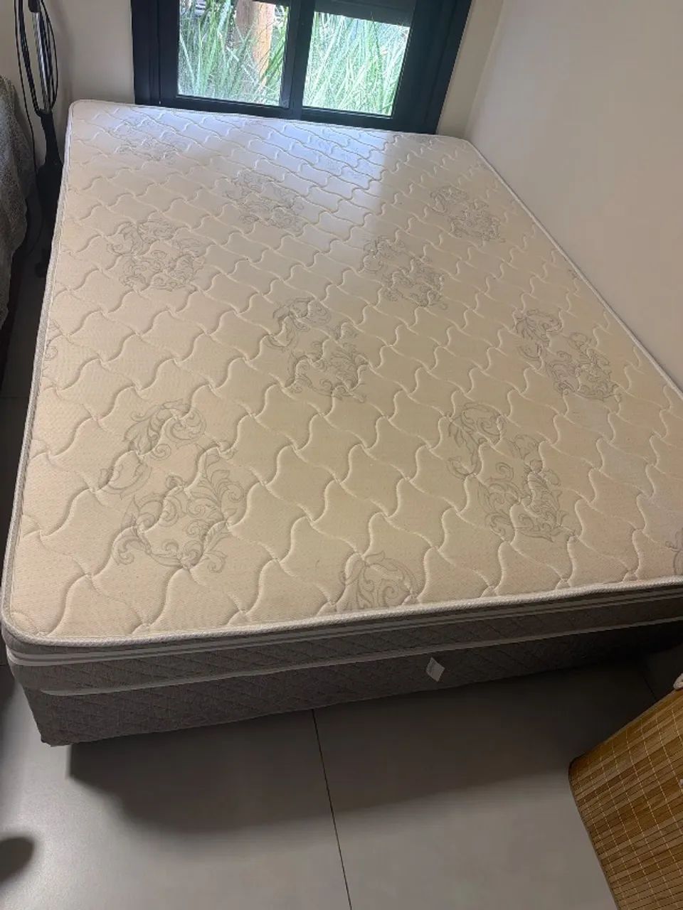 Cama casal - colchão + base - umaflex 