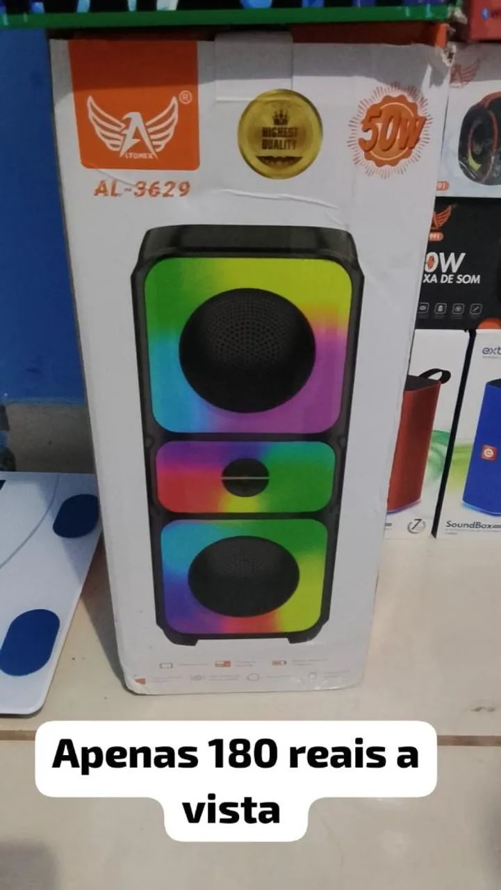 Caixa de som Bluetooth 