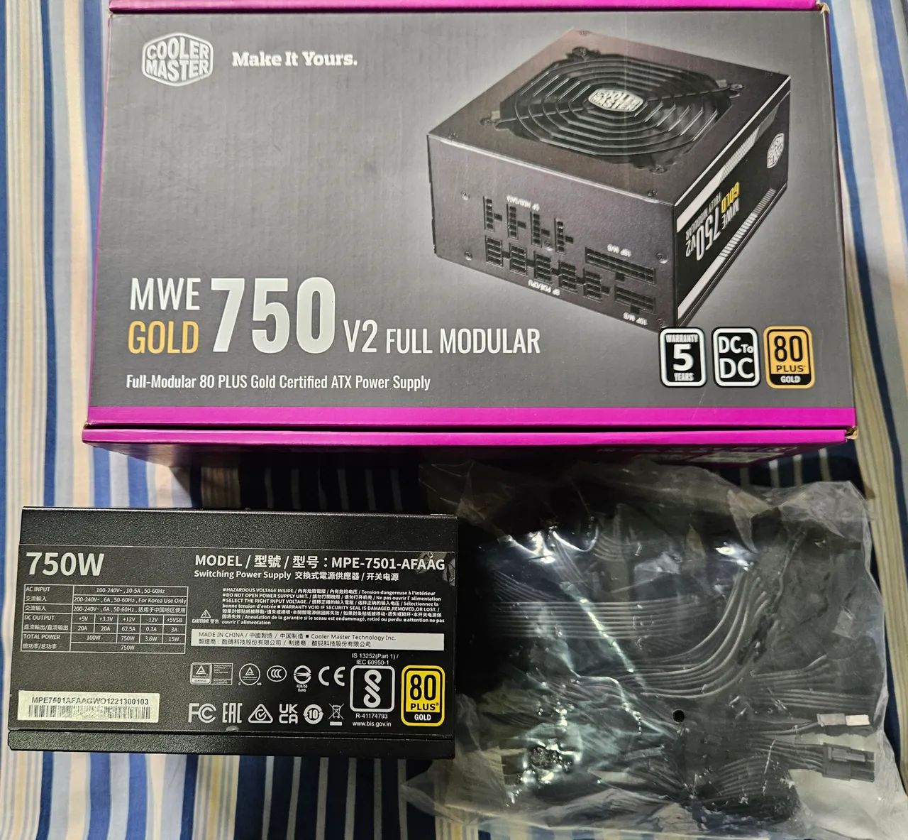 Fonte 750w Cooler Master - Foto 3