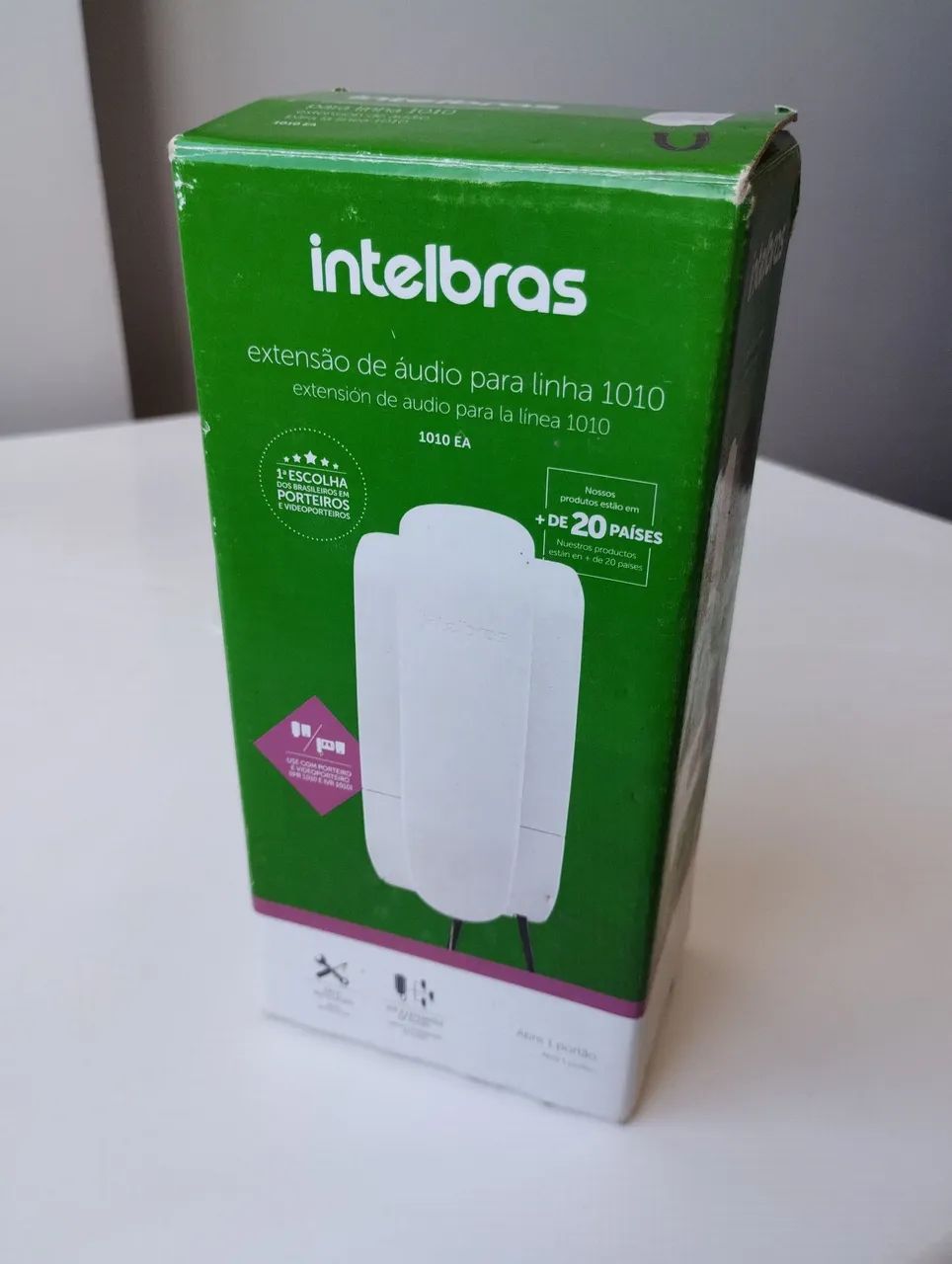 Extensão de Interfone Intelbras 1010 EA Branco - Foto 3