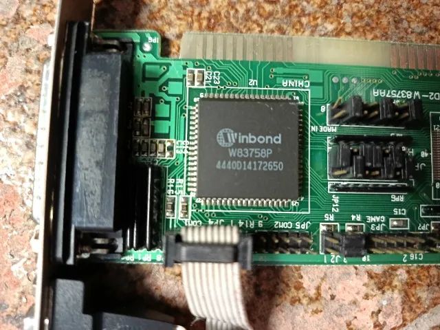 Placa ISA Controladora Super IDE Multi I/O W83758P - Foto 2