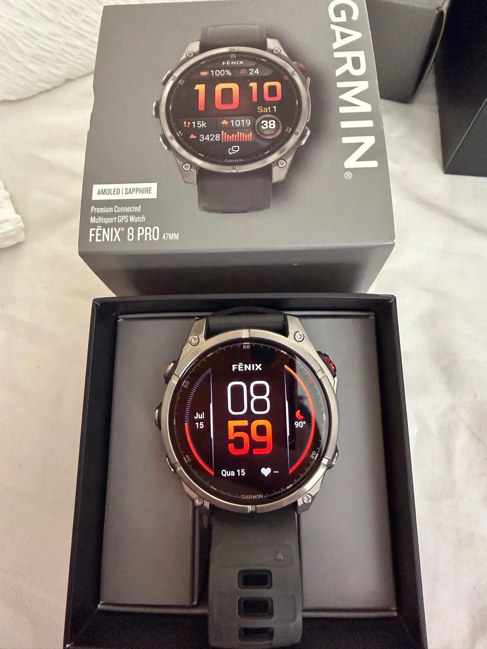 Vendo Garmin Fênix 8 Pro - Foto 2