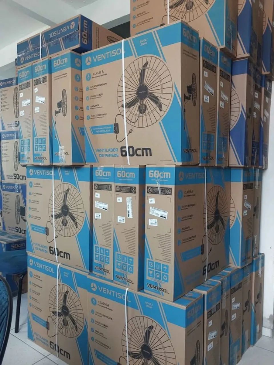 Ventilador de Parede 60cm Bivolt 200w Ventisol(Loja)