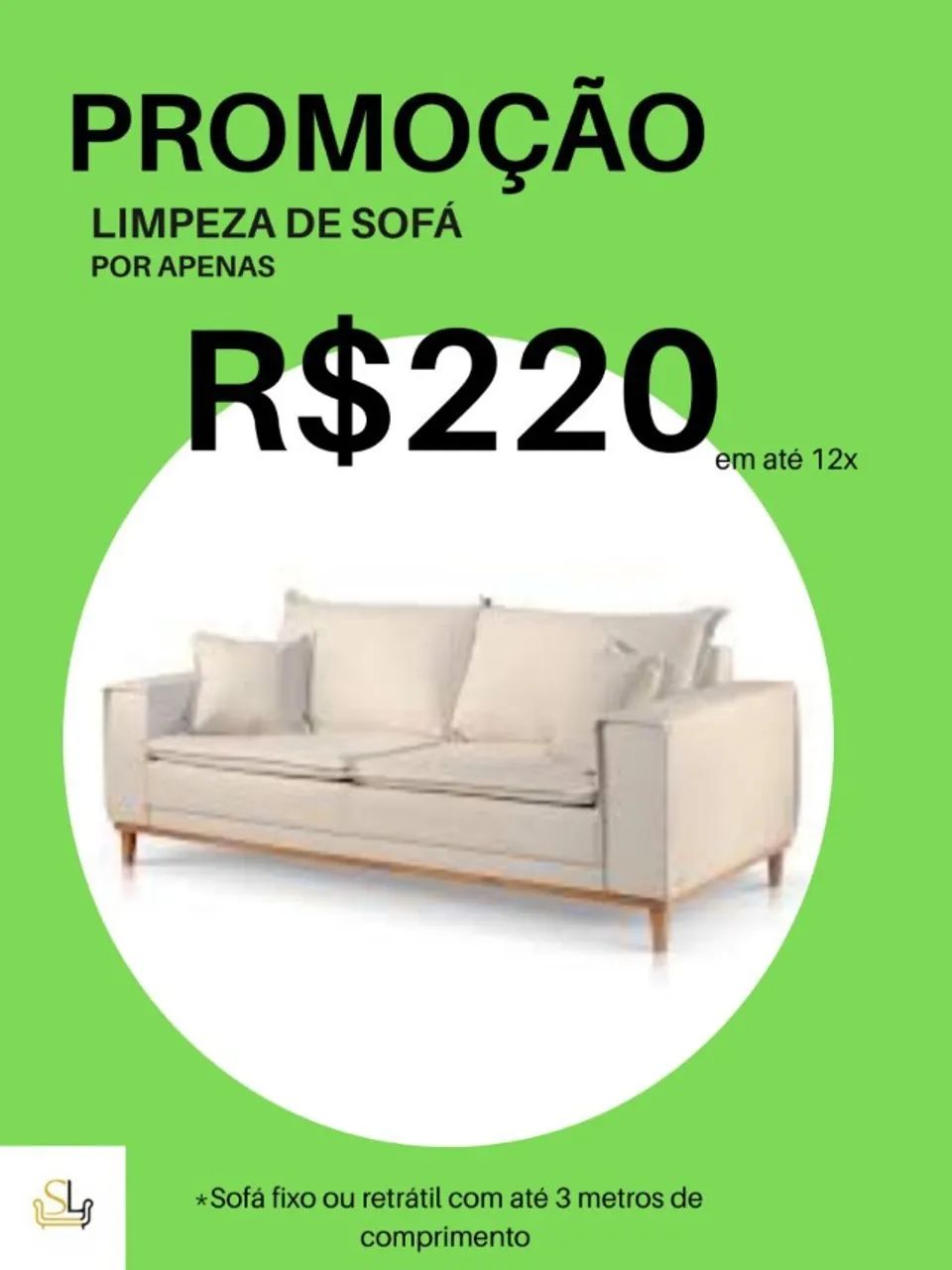 Limpieza de Sofá - Apucarana64962680907651120